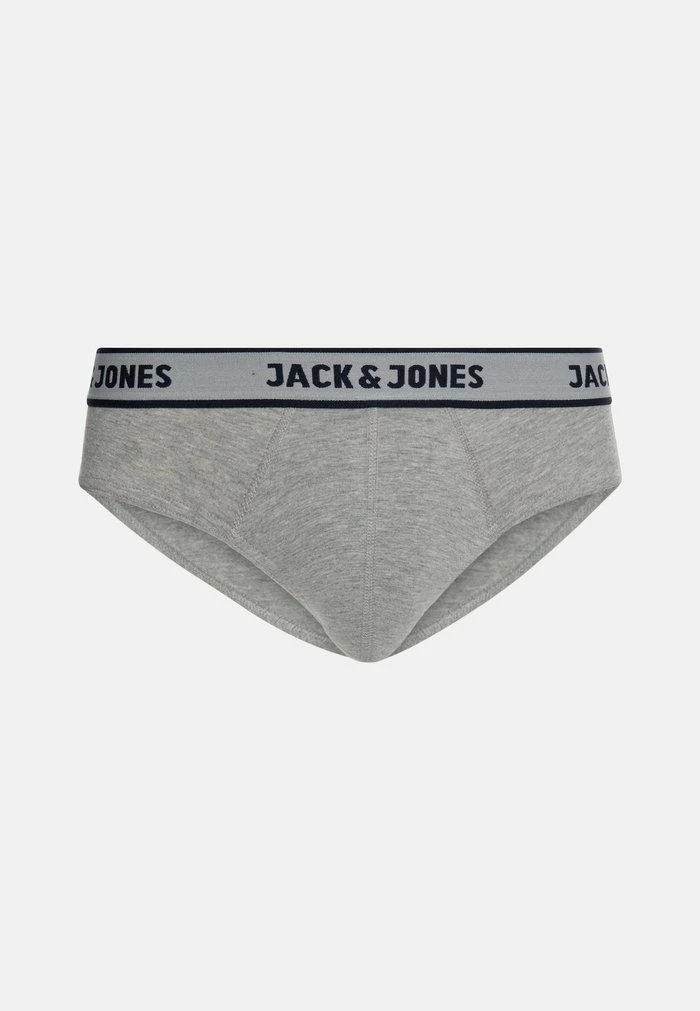 Jack & Jones JACSOLID BRIEFS 5 PACK - Briefs - Light Grey Melange 2 Jack & Jones JACSOLID BRIEFS 5 PACK - Briefs - Light Grey Melange - Image 2