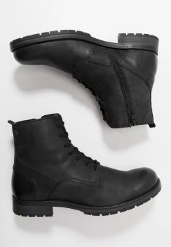 Jack & Jones JFWORCA - Lace-up Ankle Boots - Anthracite -Jack & Jones Shop 008849c3270e4049acd36103f198393c