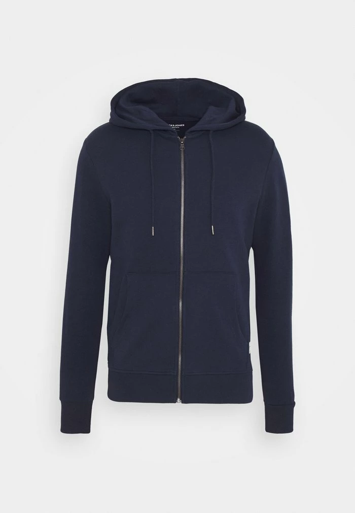 Jack & Jones JJEBASIC ZIP HOOD - Zip-up Sweatshirt - Navy Blazer 5 Jack & Jones JJEBASIC ZIP HOOD - Zip-up Sweatshirt - Navy Blazer - Image 5