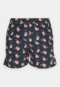 Jack & Jones JJICRETE JJSWIM FOOD - Swimming Shorts - Navy Blazer