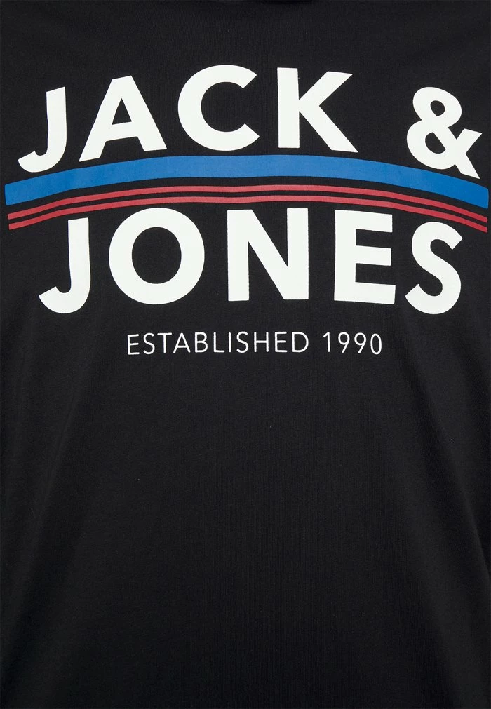 Jack & Jones JACRON HOOD - Pyjama Top - Black 3 Jack & Jones JACRON HOOD - Pyjama Top - Black - Image 3