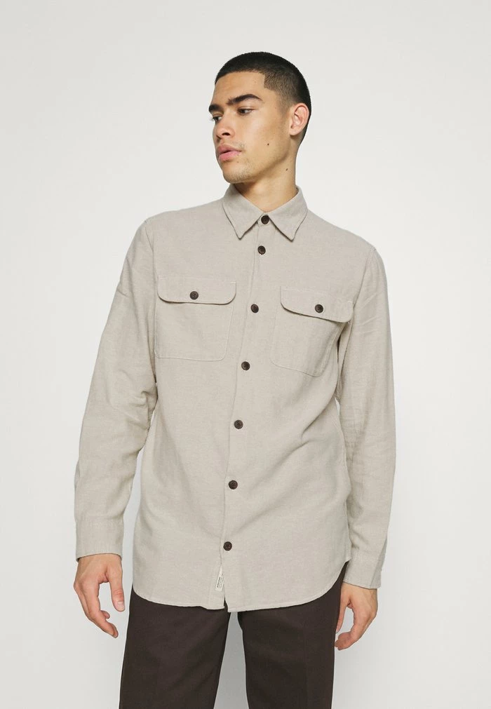 Jack & Jones JORDARREN JAXON LS STS - Shirt - Crockery 1 Jack & Jones JORDARREN JAXON LS STS - Shirt - Crockery