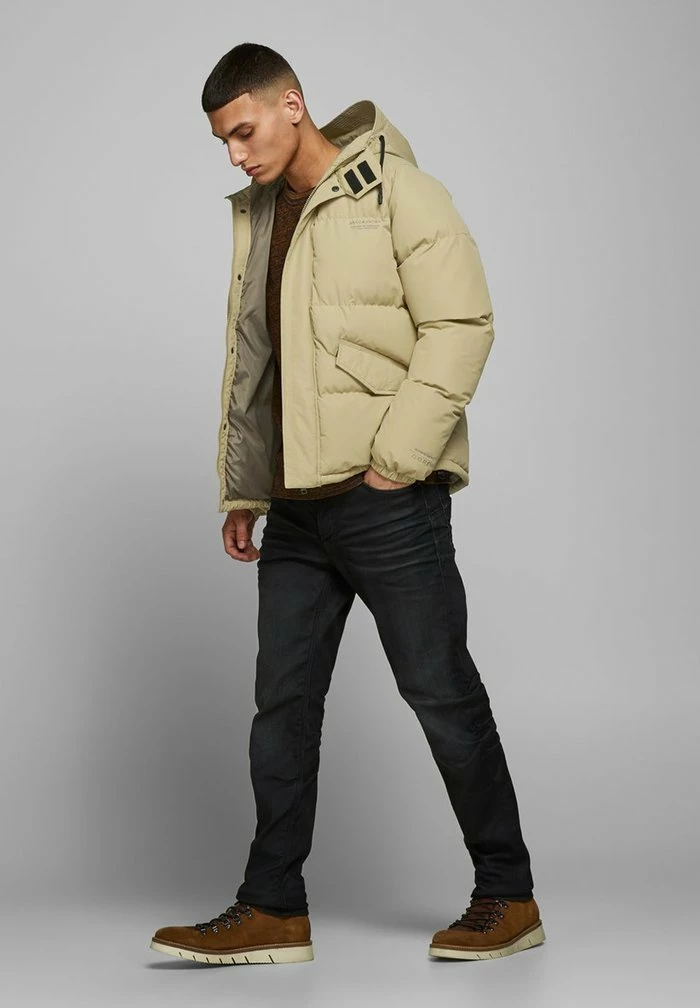 Jack & Jones JCOTRANT - Winter Jacket - Cornstalk 2 Jack & Jones JCOTRANT - Winter Jacket - Cornstalk - Image 2
