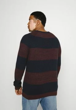 Jack & Jones JJPANNEL STRIPE CREW NECK - Jumper - Port Royale -Jack & Jones Shop 01421b1abc934ffdb1b195eca839941d