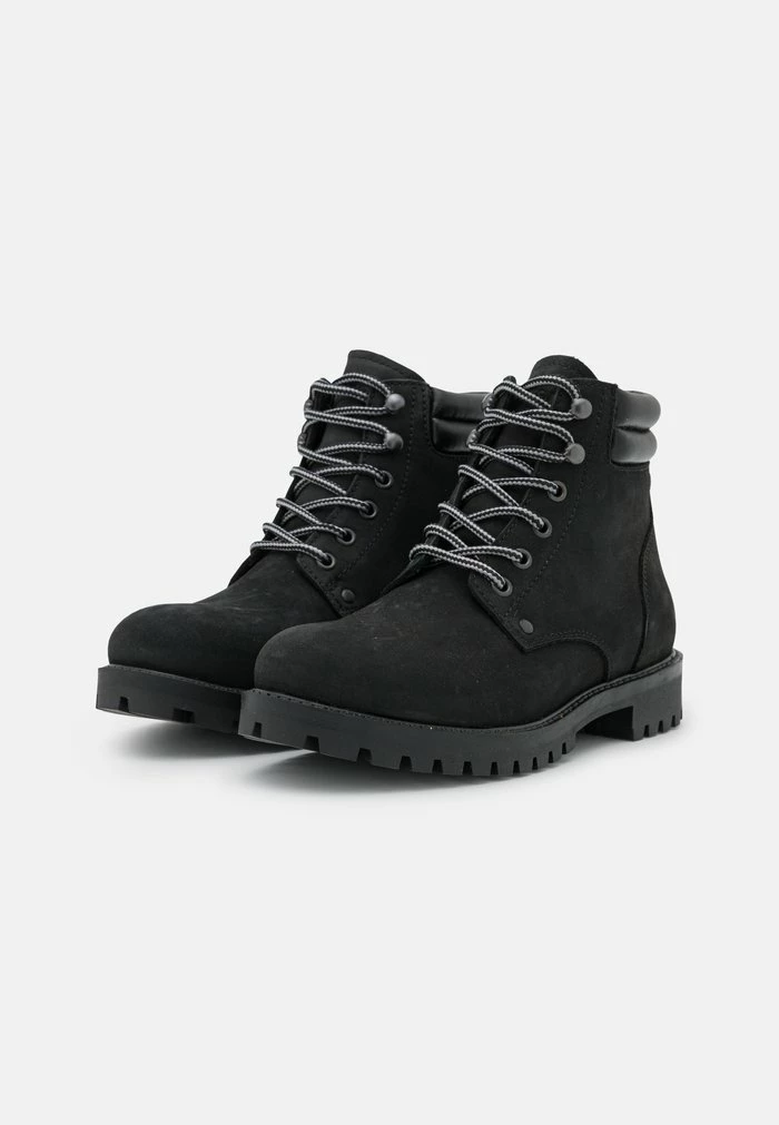 Jack & Jones JFWSTOKE WARM - Lace-up Ankle Boots - Anthracite 2 Jack & Jones JFWSTOKE WARM - Lace-up Ankle Boots - Anthracite - Image 2
