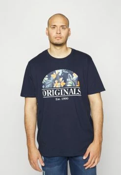 Jack & Jones JORFLOWER BRANDING - Print T-shirt - Navy Blazer -Jack & Jones Shop 01fc0a25ce51461e83912875e56e11e7