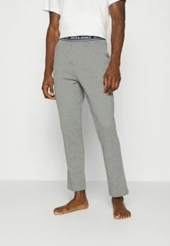 Jack & Jones JACTURBO PANTS - Pyjama Bottoms - Light Grey Melange