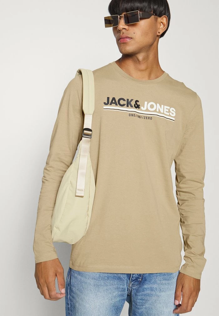 Jack & Jones JCOFREDERIK TEE LS - Long Sleeved Top - Dune 4 Jack & Jones JCOFREDERIK TEE LS - Long Sleeved Top - Dune - Image 4