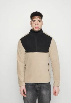 Jack & Jones JCOFLEECE HALF ZIP - Fleece Jumper - Crockery