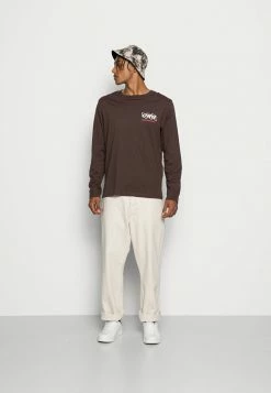 Alternative view of Jack & Jones JORELLIOT TEE CREW NECK - Long Sleeved Top - Seal Brown