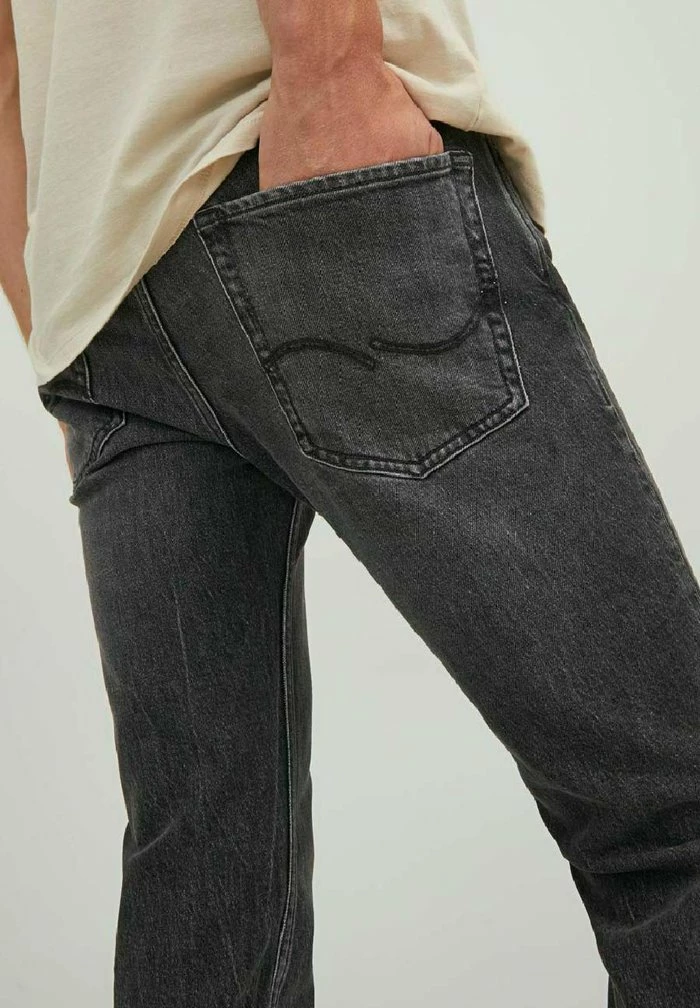 Jack & Jones TIM ORIGINAL - Slim Fit Jeans - Black Denim 5 Jack & Jones TIM ORIGINAL - Slim Fit Jeans - Black Denim - Image 5