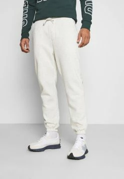Jack & Jones JJIKANE JJBRINK PANTS - Tracksuit Bottoms - White Melange