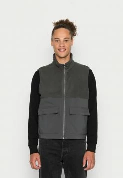 Jack & Jones JCOCLASSIC BODYWARMER - Waistcoat - Asphalt