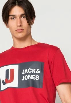 Jack & Jones JCOLOGAN TEE CREW NECK - Print T-shirt - Chili Pepper -Jack & Jones Shop 04a29fa04bb04d9588911ff17291bb23