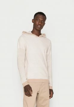 Jack & Jones JJBILLY HOOD - Jumper - Crockery Twisted Cloud