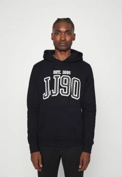 Jack & Jones JJCEMB HOOD - Sweatshirt - Black