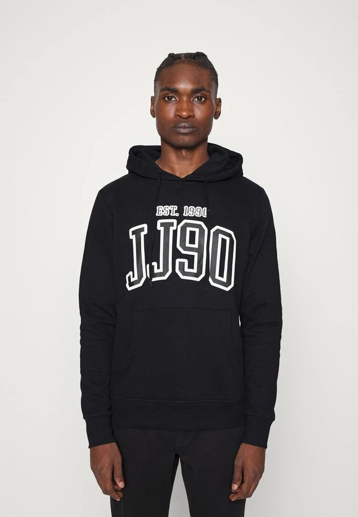 Jack & Jones JJCEMB HOOD - Sweatshirt - Black 1 Jack & Jones JJCEMB HOOD - Sweatshirt - Black