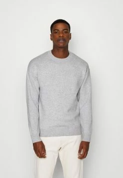 Jack & Jones JORKEEGAN CREW NECK - Jumper - Light Grey Melange