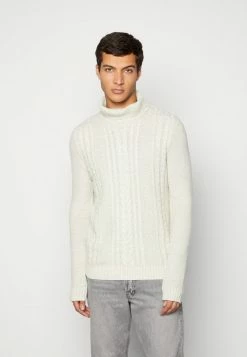Jack & Jones JJCRAIG ROLL NECK - Jumper - White