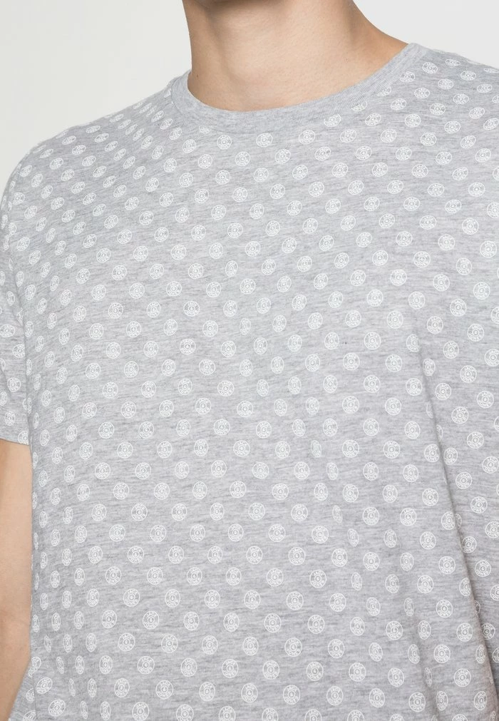 Jack & Jones JJROSS TEE CREW NECK - Print T-shirt - Light Grey Melange 5 Jack & Jones JJROSS TEE CREW NECK - Print T-shirt - Light Grey Melange - Image 5