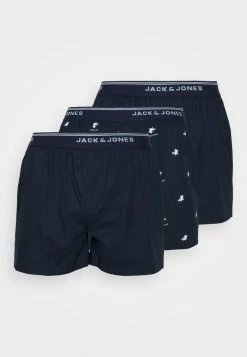 Jack & Jones JACPALM WOVEN 3 PACK - Boxer Shorts - Navy Blazer