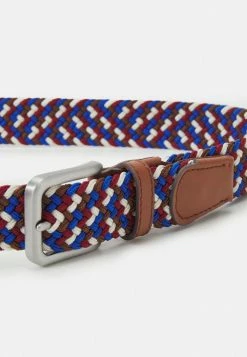 Jack & Jones JACSPRING BELT - Braided Belt - Red Dahlia -Jack & Jones Shop 06609b3afc7a44249e1e582e1294e91c