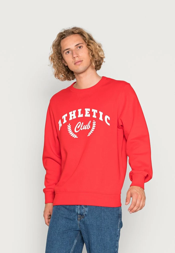 Jack & Jones JORTURBO CREW NECK UNISEX - Sweatshirt - High Risk Red 1 Jack & Jones JORTURBO CREW NECK UNISEX - Sweatshirt - High Risk Red