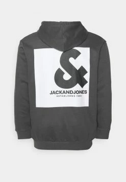 Alternative view of Jack & Jones JCOTHX HOOD - Sweatshirt - Mottled Dark Grey