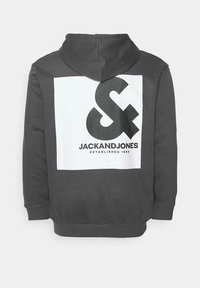 Jack & Jones JCOTHX HOOD - Sweatshirt - Mottled Dark Grey 2 Jack & Jones JCOTHX HOOD - Sweatshirt - Mottled Dark Grey - Image 2