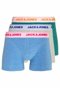 Jack & Jones JACSUPER TWIST TRUNKS 3 PACK - Pants - Light Grey Melange/lapis Blue -Jack & Jones Shop 07b7e62a4b134457b16e181545e757df