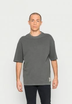 Jack & Jones UNISEX JORRUSH - Basic T-shirt - Asphalt