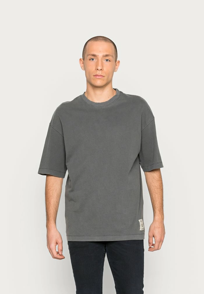 Jack & Jones UNISEX JORRUSH - Basic T-shirt - Asphalt 1 Jack & Jones UNISEX JORRUSH - Basic T-shirt - Asphalt