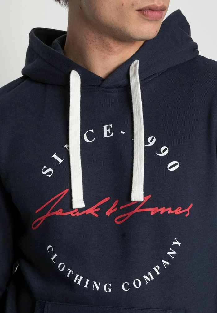 Jack & Jones JJHERRO - Hoodie - Navy Blazer 5 Jack & Jones JJHERRO - Hoodie - Navy Blazer - Image 5