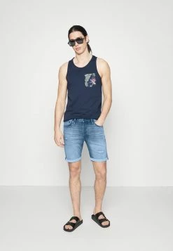 Alternative view of Jack & Jones IRICK ICON - Denim Shorts - Blue Denim