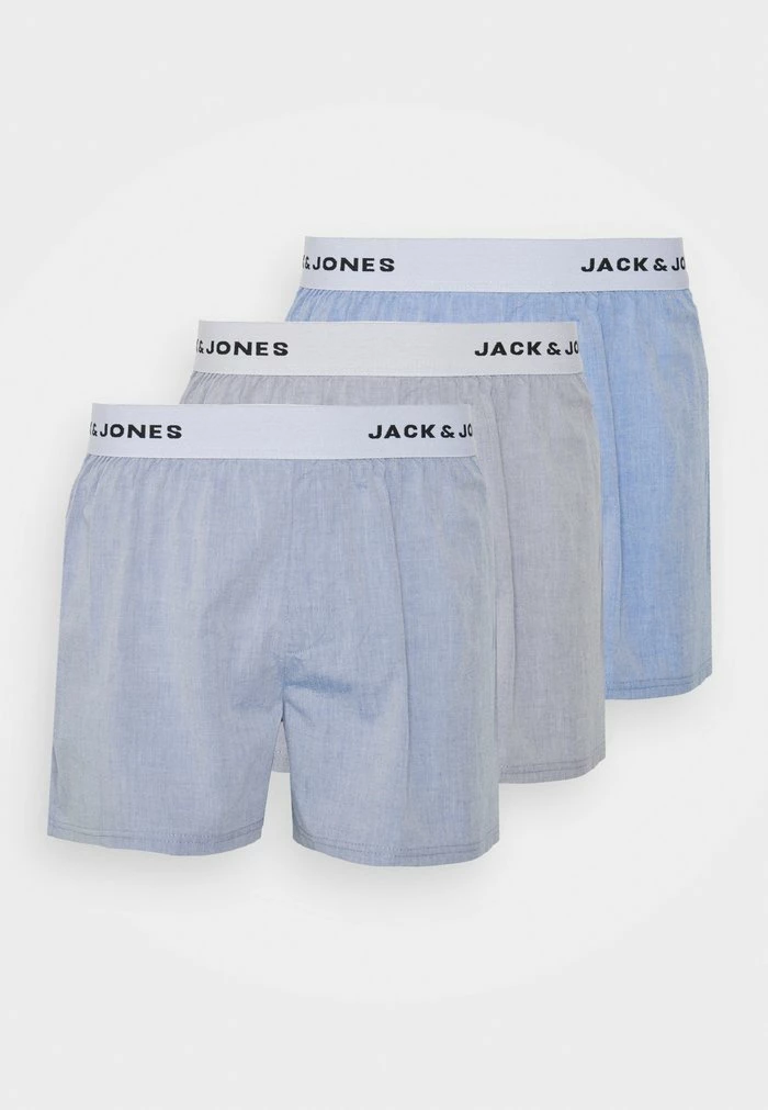 Jack & Jones JACKYLE TRUNKS 3 PACK - Boxer Shorts - Blue Denim 1 Jack & Jones JACKYLE TRUNKS 3 PACK - Boxer Shorts - Blue Denim