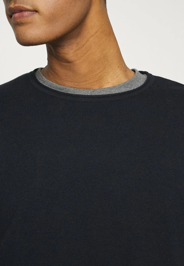 Jack & Jones JJEMAX CREW NECK - Jumper - Navy Blazer/twisted With Black 6 Jack & Jones JJEMAX CREW NECK - Jumper - Navy Blazer/twisted With Black - Image 6