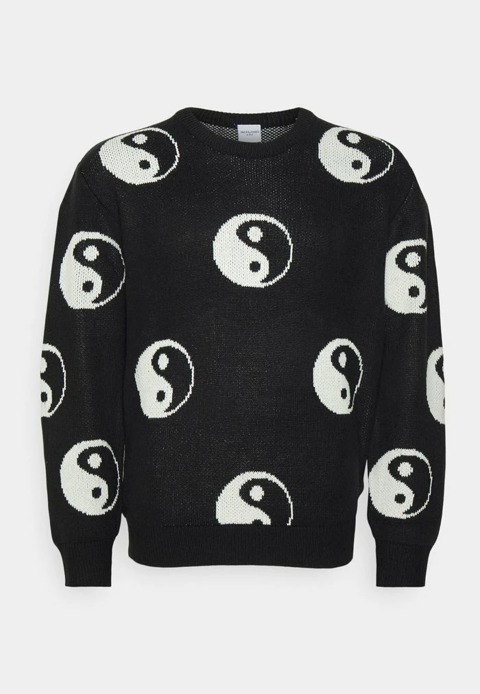 Jack & Jones JORYANG CREWNECK - Jumper - Black 4 Jack & Jones JORYANG CREWNECK - Jumper - Black - Image 4