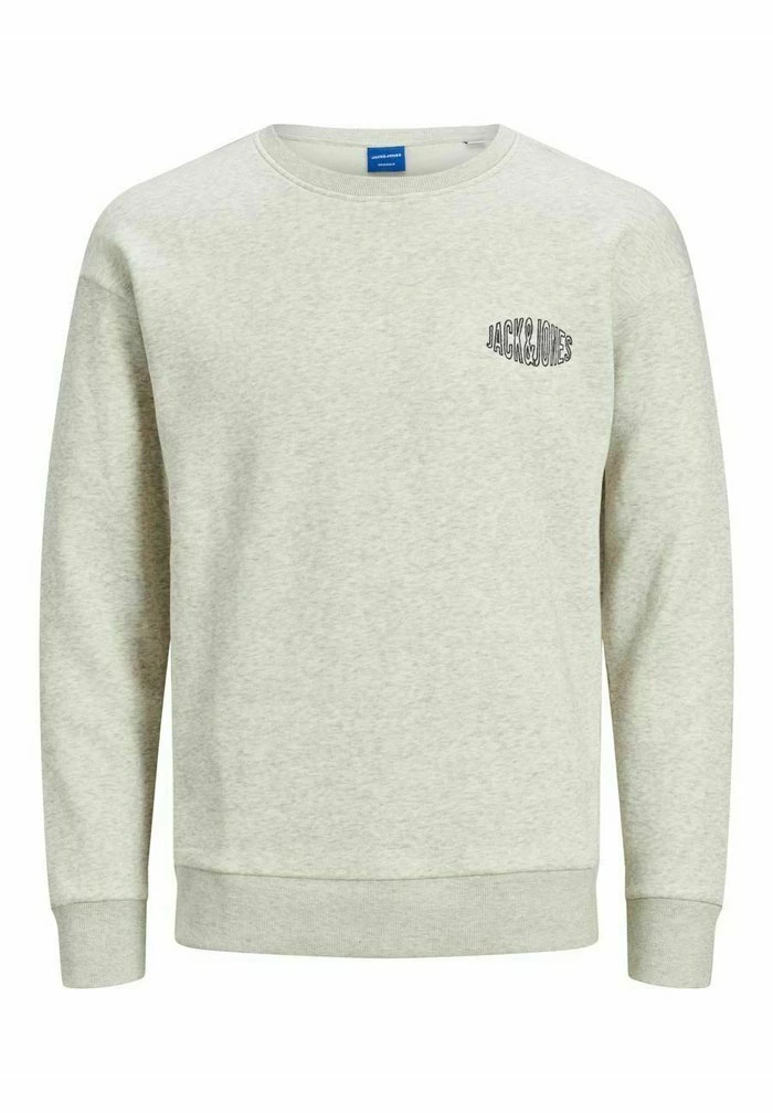 Jack & Jones Sweatshirt - White Melange 6 Jack & Jones Sweatshirt - White Melange - Image 6