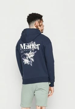 Jack & Jones JORFLOW HOOD - Sweatshirt - Navy Blazer