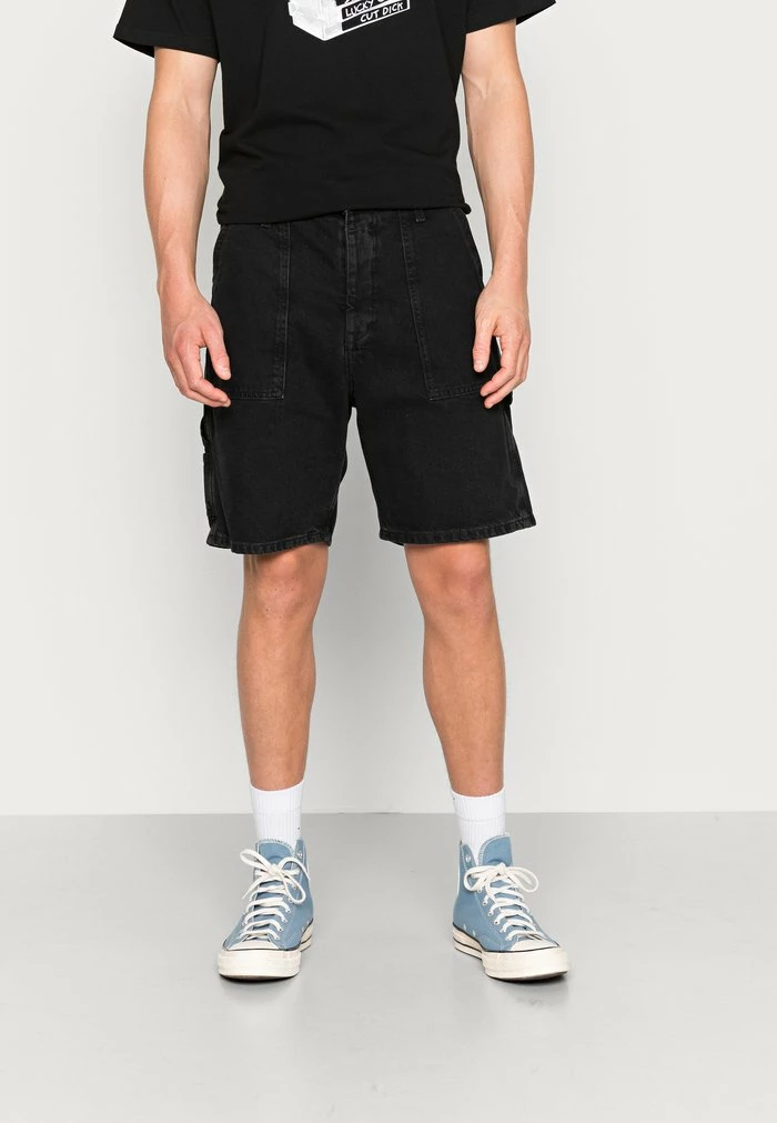 Jack & Jones JJITONY JJUTILITY - Denim Shorts - Black Denim 1 Jack & Jones JJITONY JJUTILITY - Denim Shorts - Black Denim