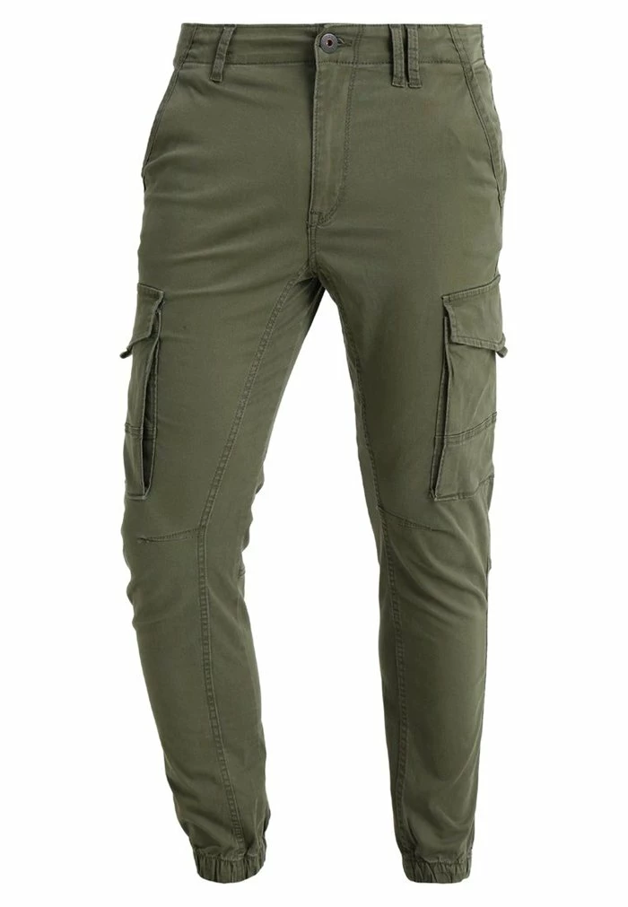 Jack & Jones JJIPAUL JJFLAKE - Cargo Trousers - Olive Night 4 Jack & Jones JJIPAUL JJFLAKE - Cargo Trousers - Olive Night - Image 4