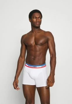 Jack & Jones JACNEW TRUNKS 3 PACK - Pants - White/navy Blazer/black