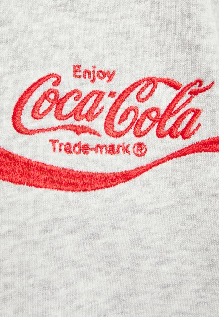 Jack & Jones JORCOCA COLA CREW NECK UNISEX - Sweatshirt - White Melange 3 Jack & Jones JORCOCA COLA CREW NECK UNISEX - Sweatshirt - White Melange - Image 3