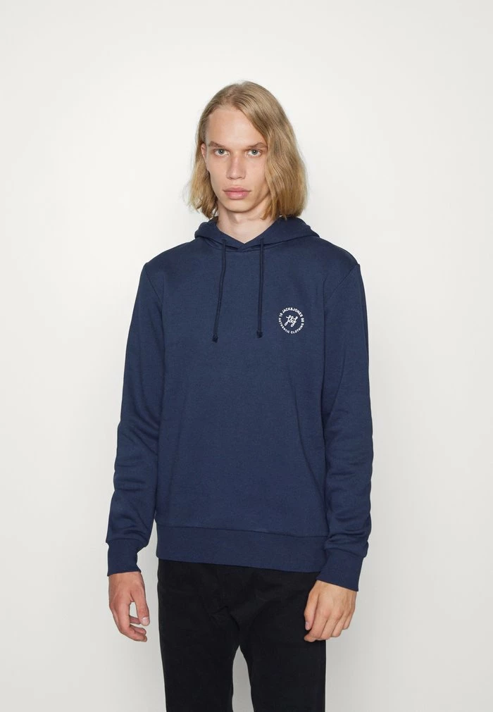 Jack & Jones JJJAXON HOOD 2 PACK - Sweatshirt - Navy Blazer 4 Jack & Jones JJJAXON HOOD 2 PACK - Sweatshirt - Navy Blazer - Image 4