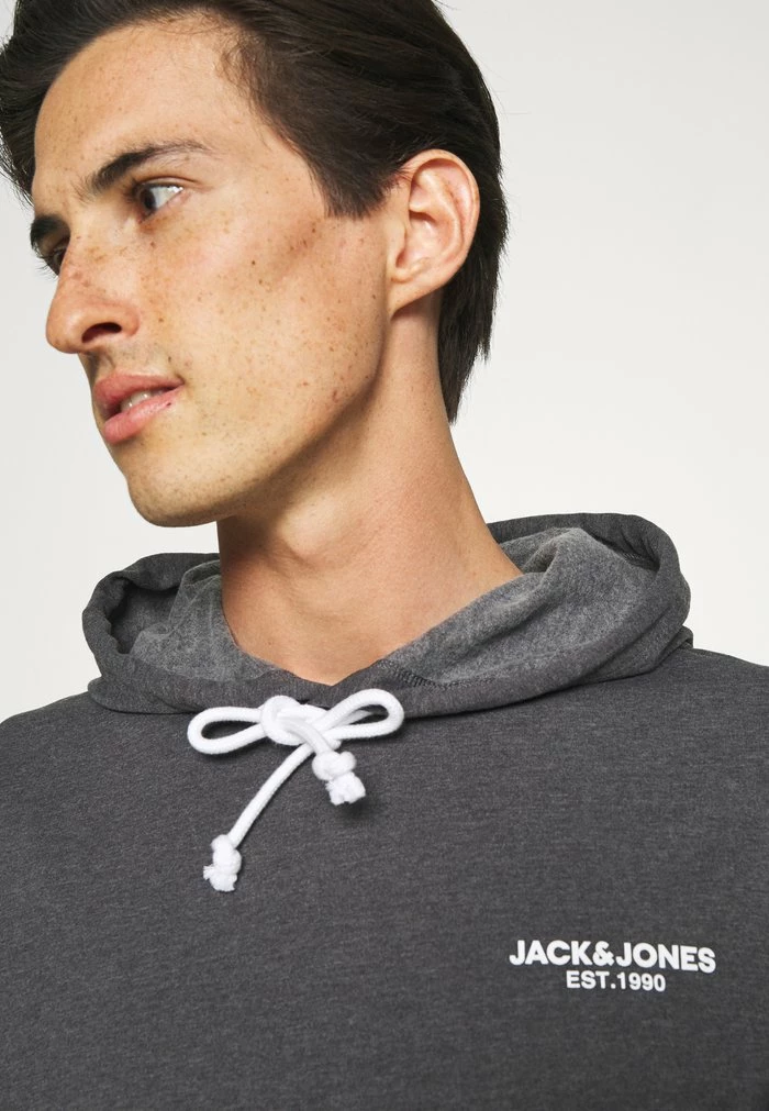 Jack & Jones JACHEXA HOOD - Hoodie - Asphalt 4 Jack & Jones JACHEXA HOOD - Hoodie - Asphalt - Image 4