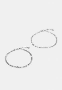 Jack & Jones JACLARIO BRACELET UNISEX 2 PACK - Bracelet - Silver-coloured