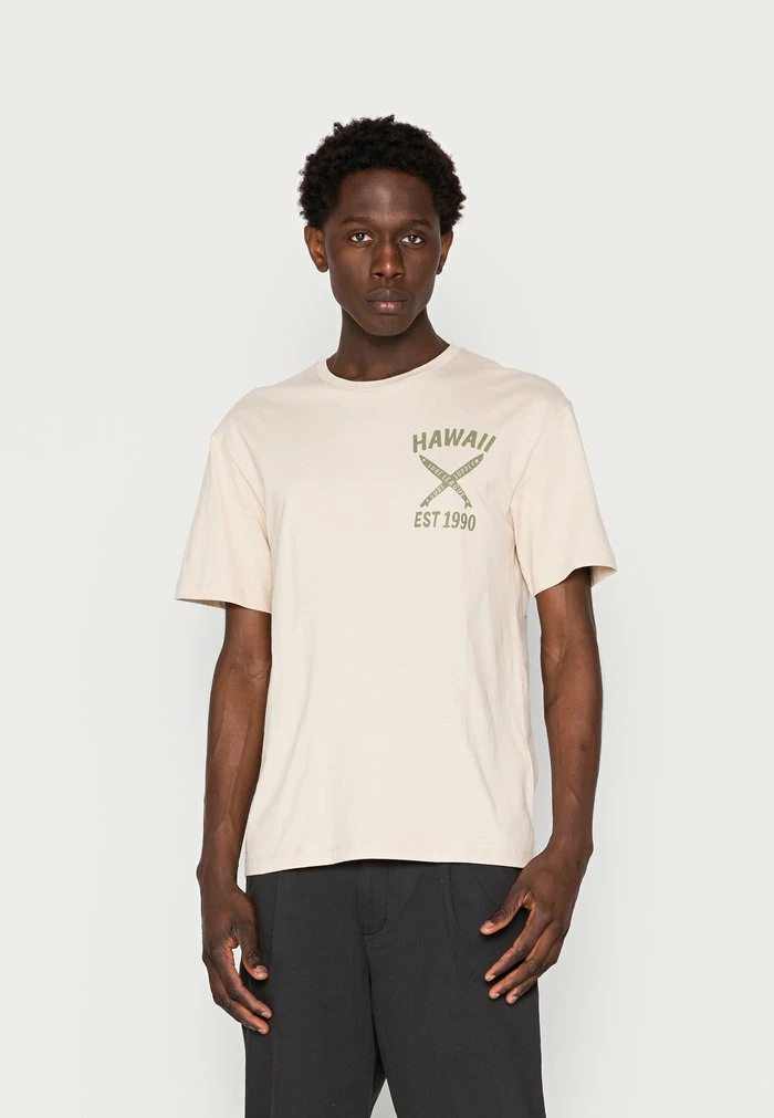Jack & Jones MALIBU PACK TEE CREW NECK - Print T-shirt - Peyote 3 Jack & Jones MALIBU PACK TEE CREW NECK - Print T-shirt - Peyote - Image 3
