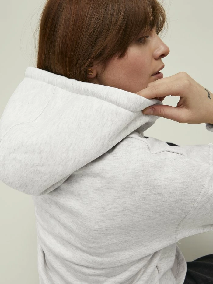 Jack & Jones JORCOPENHAGEN HOOD - Hoodie - White Melange 5 Jack & Jones JORCOPENHAGEN HOOD - Hoodie - White Melange - Image 5