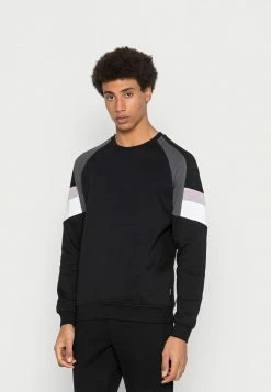 Jack & Jones JCOJAKOB CREW NECK - Sweatshirt - Black