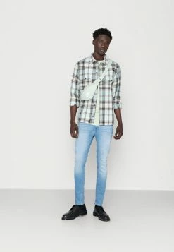 Jack & Jones JJILIAM JJORIGINAL AGI 2 Pack - Slim Fit Jeans - Blue Denim/light Blue Denim